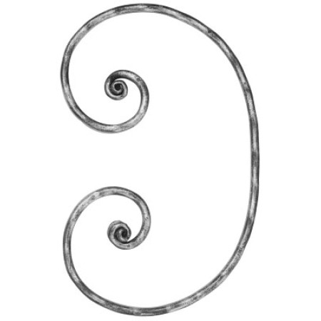 Ozdobné céčko 16 x 8 mm