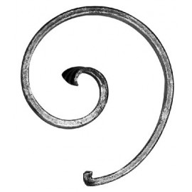 Ozdobné céčko 12 x 6 mm ľavé