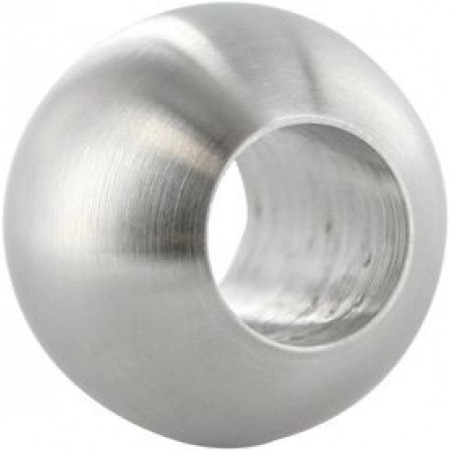 Guľa plná nerezová 30 mm s otvorom 14.2 mm