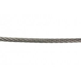Flexibilné nerezové lano 7 x 7, Ø 3 mm