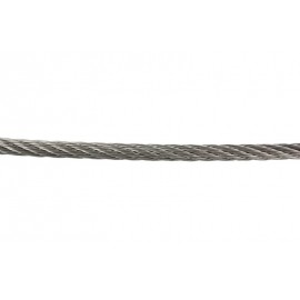 Flexibilné nerezové lano 7 x 7, Ø 6 mm
