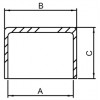 Koncovka pre zasúvacie systémy Ø 33.7 x 2.0 mm