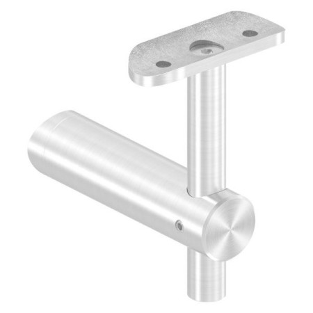 Nerezový držiak madla s nastaviteľnou výškou, kotvenie na rúru