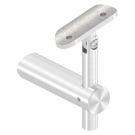 Nerezový držiak madla s nastaviteľnou výškou a kĺbom