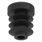 Gumená krytka pre rúru Ø16 mm, čierna