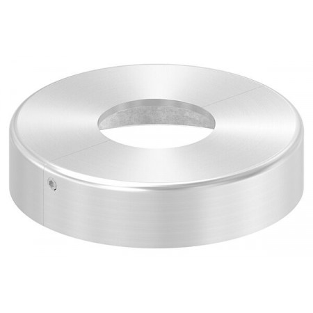 Krycia rozeta nerezová 107 x 25 mm otvor 43 mm, 2-dielna k dodatočnej montáži