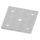 Kotviaca platnička na zábradlie 100 x 100 x 8 mm