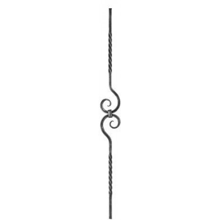 Ozdobná výplňová tyčka 12 x 12 x 900 mm s ryhou