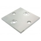 Kotviaca platnička z nereze 100 x 100 x 8 mm
