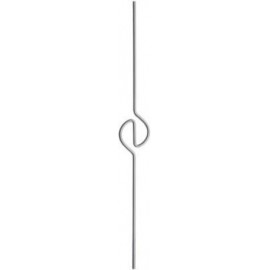 Ozdobná tyčka nerezová - stredový ornament