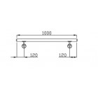 Nerezové madlo 1000 mm - kompletný set